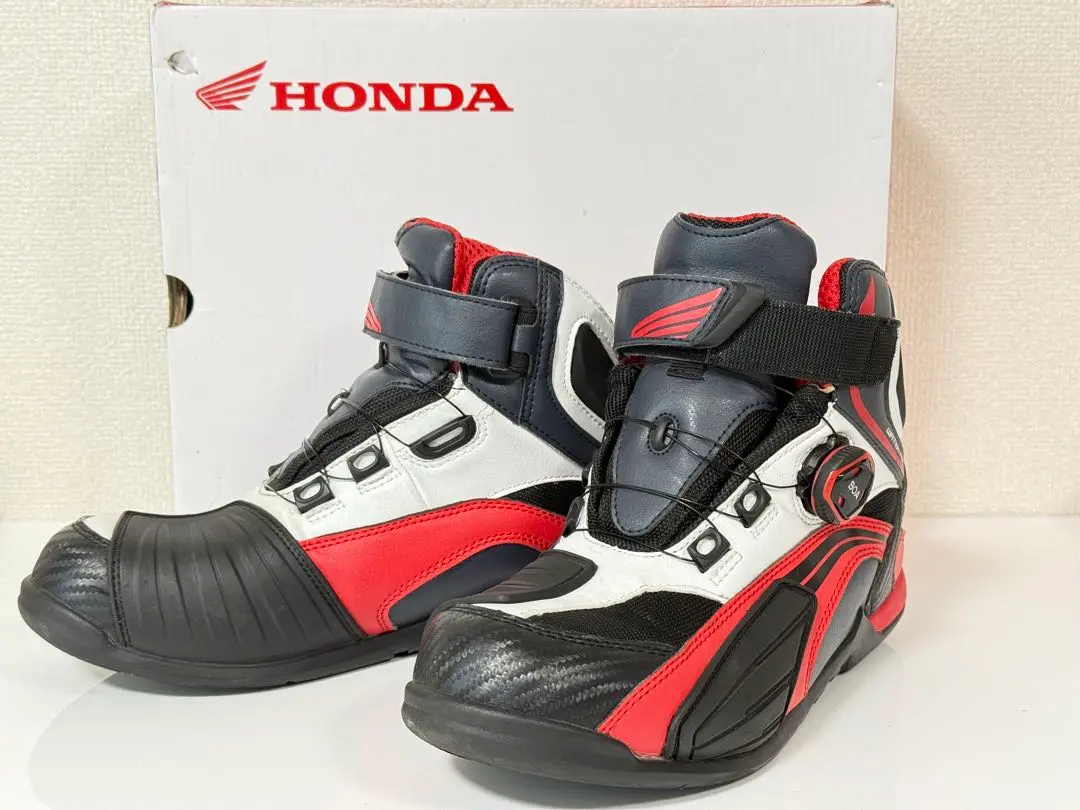【ヴィンテージ　バイクブーツ】ホンダ　HONDA　レア25.5 男女兼用 ヴィンテージバイクブーツ】ホンダHONDAレア25.5