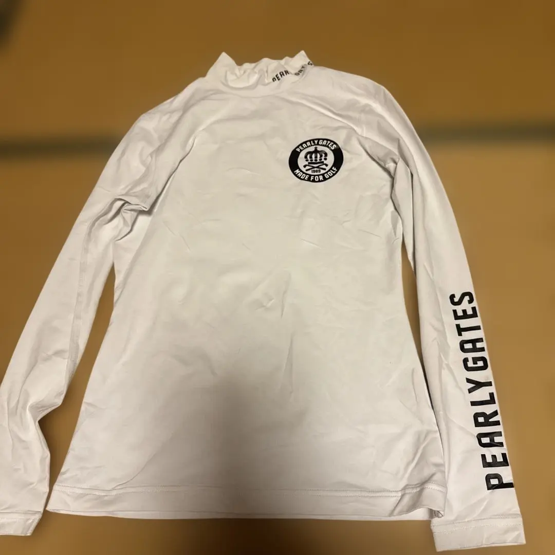 Thumbnail of PEARLY GATES White Turtleneck Long Sleeve Shirt