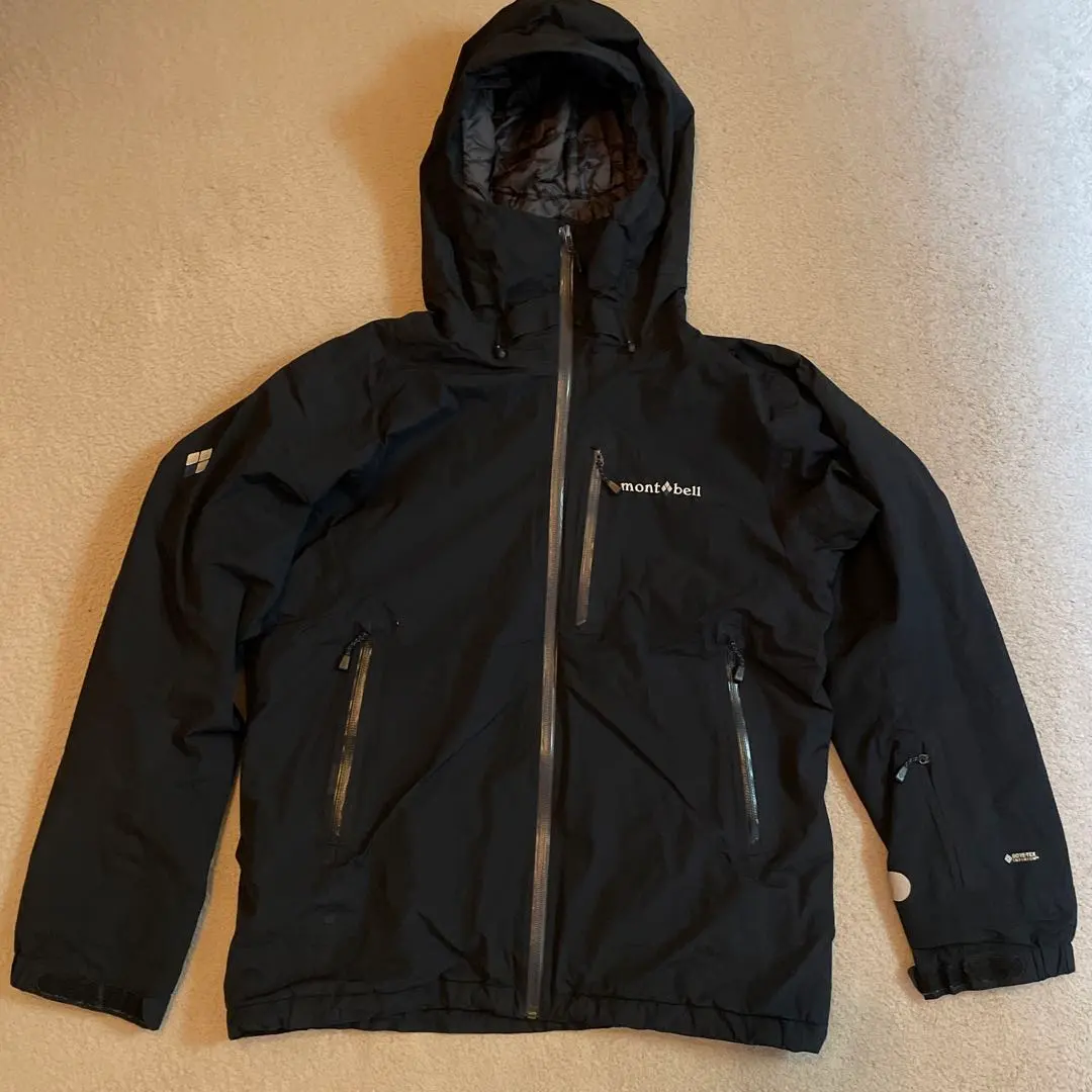 未使用級 モンベル パウダーグライド パーカ ゴアテックス メンズM グレー パウダーグライド パーカ Men's｜モンベル