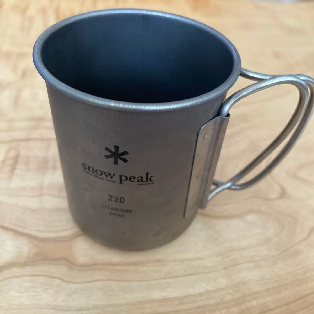 Thumbnail of Snow Peak Titanium Single Wall Mug 220ml