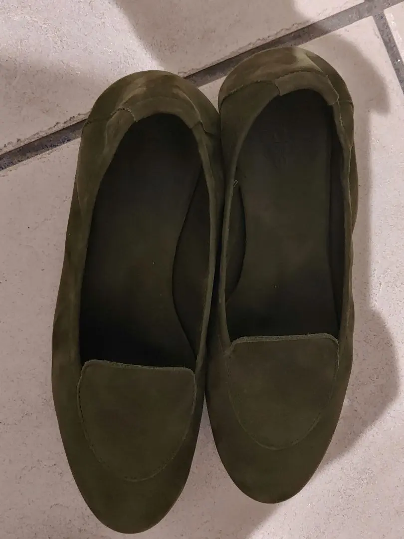 arche/アルシュ】美品 バレエ シューズ ヌバック BIBIZA 茶