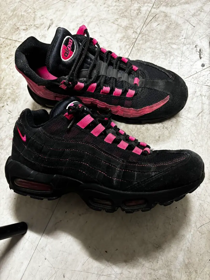 NIKE AIRMAX95 OG ブラック×ピンク 27センチ