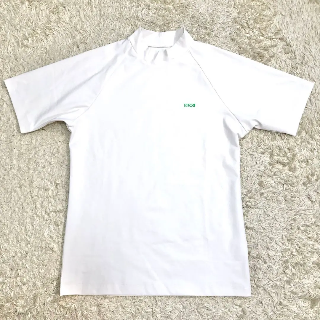 SLDO.エスルド ゴルフ モックネック シャツ ホワイト XL - メルカリ