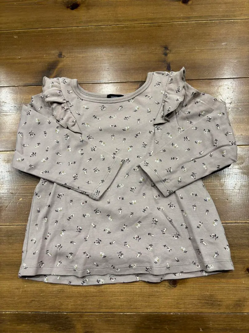 Thumbnail of petit main Floral Frill T-shirt 100