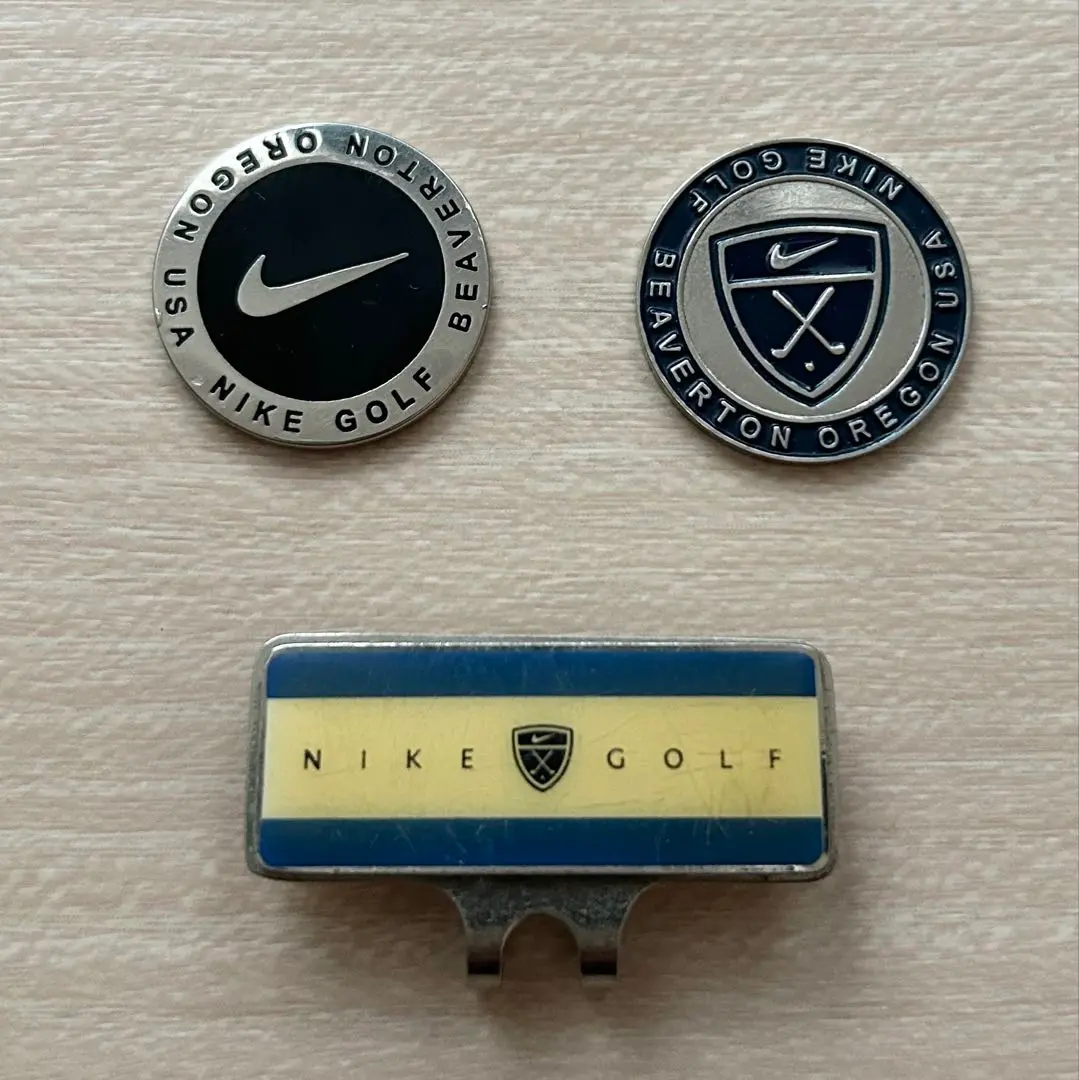 Nike ゴルフマーカー シルバー 未開封　マグネット Nike ゴルフマーカー シルバー 未開封 マグネット - メルカリ