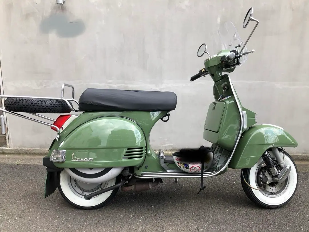 純正 LML スターデラックス ミラー 2個セット 黒 ベスパ Vespa PX LML スターデラックス 150 2S | Escape Bike