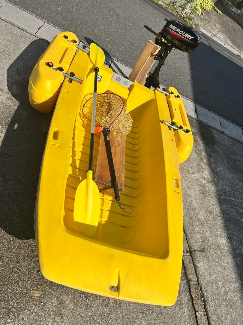 アカシヨット】3分割ボート、ホンダ2馬力船外機セットの通販