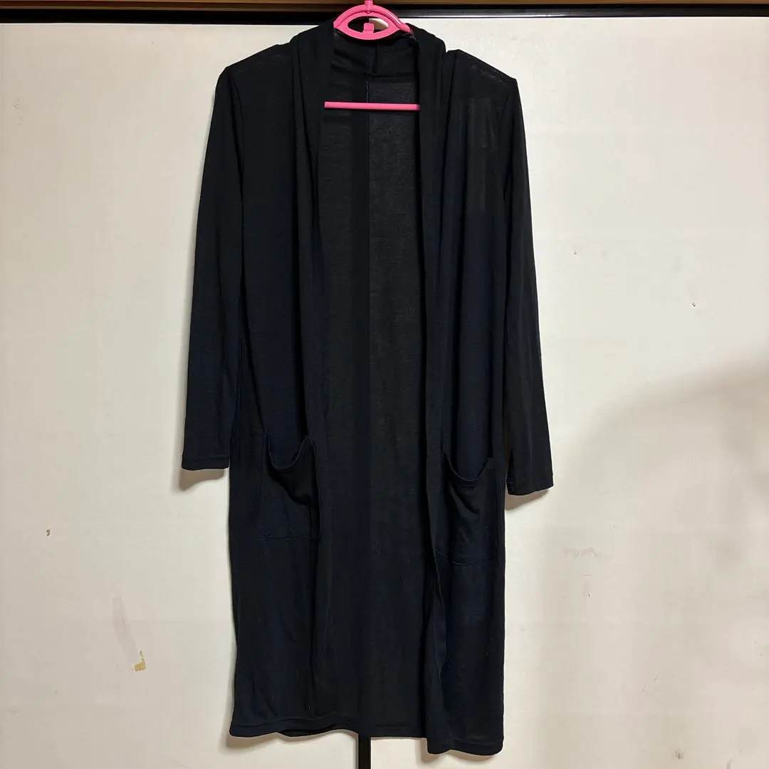 Thumbnail of New long cardigan, size M, black