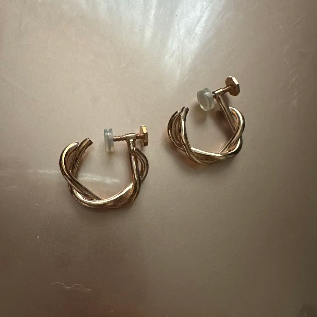 【美品】Jouete ゴールド ラップピアス 箱付き ラップピアス（ピアス（両耳用））｜Jouete（ジュエッテ）の