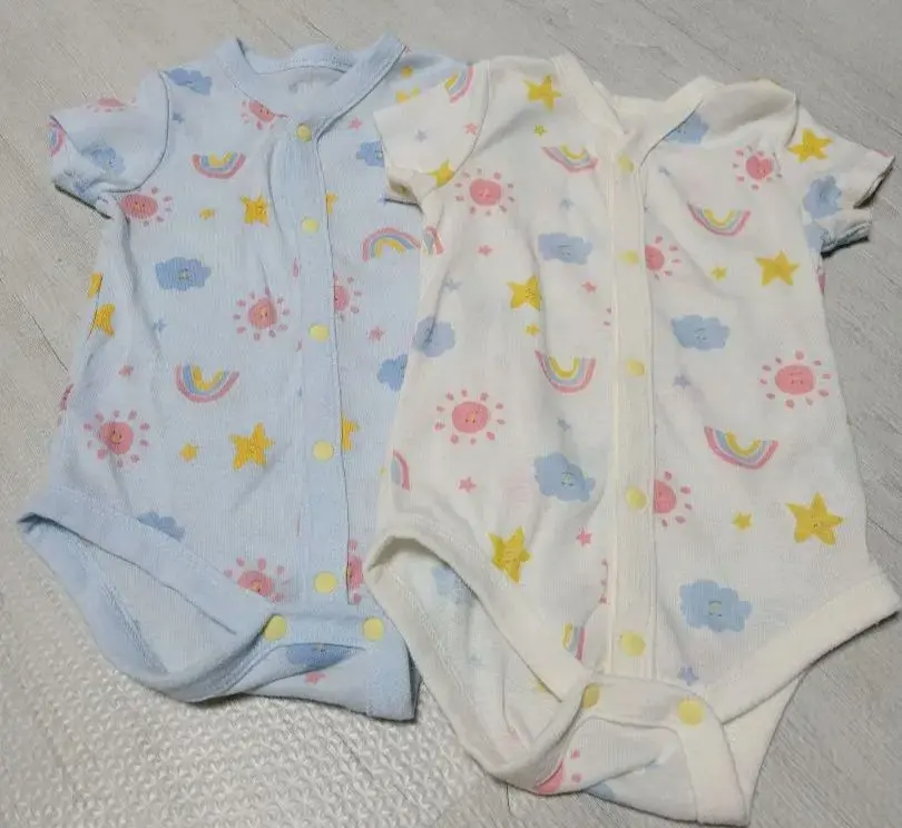 短袖包屁衣兩件組 70cm 的縮圖