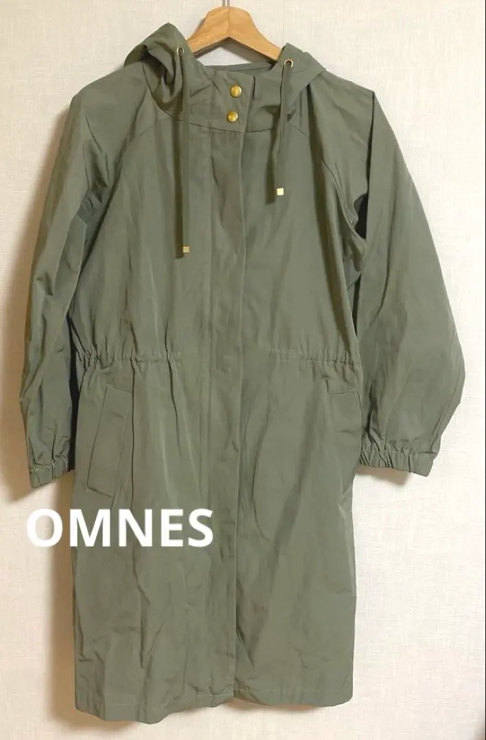 OMNES 奧姆尼斯 防潑水加工登山外套 長款 的縮圖