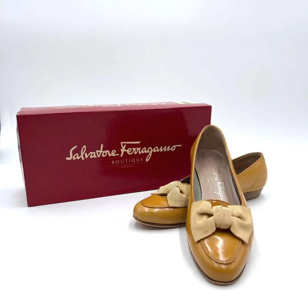 フェラガモ ローファー エナメル（黄色）22㎝ 2025年最新】Salvatore Ferragamo カラー：イエロー系