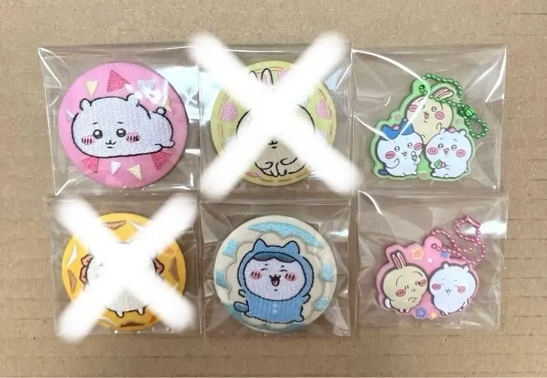 吉伊卡哇 刺繡徽章 餅乾 徽章 橡膠吉祥物 橡膠吊飾 的縮圖