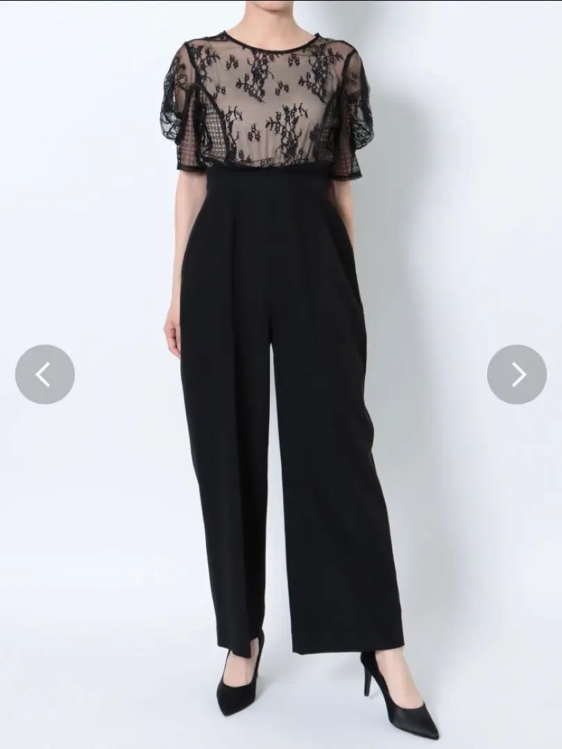 Thumbnail of LagunaMoon LADY Panel Lace Docking Combination Jumpsuit M
