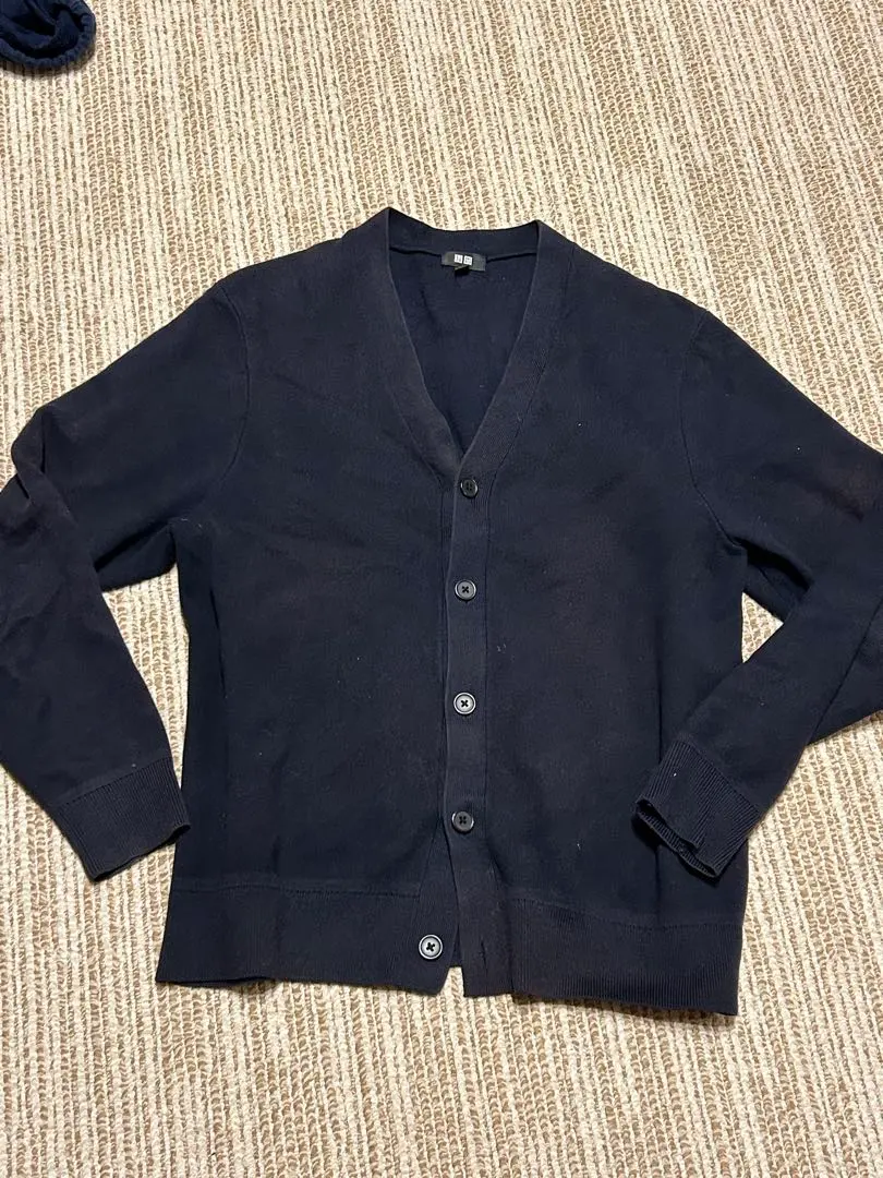 Thumbnail of Uniqlo Navy Cardigan, Size M