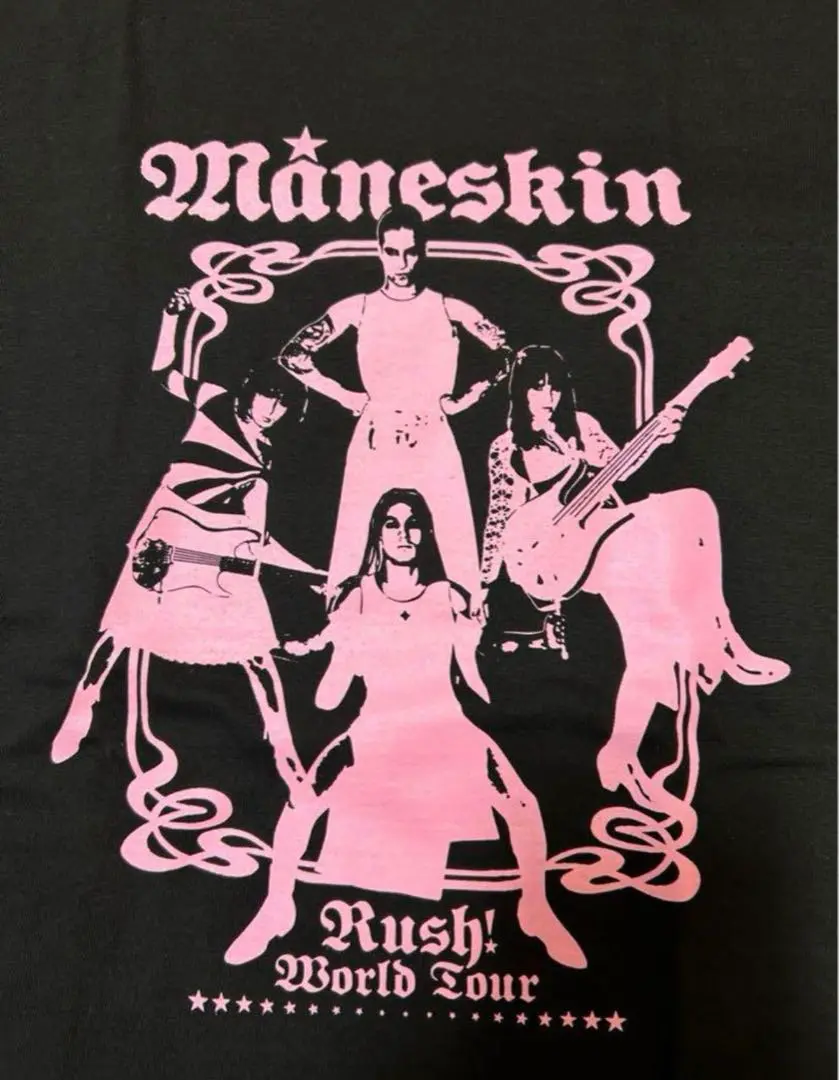 Maneskin バンドTシャツ M 2023 World Tour 日本公演 MÅNESKIN マネスキン JAPAN ツアー Tシャツの通販 by RUBY