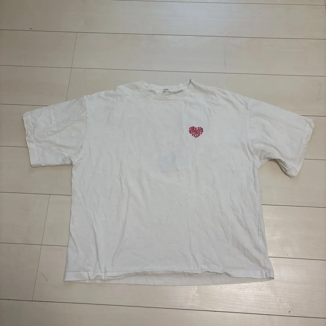 白色 T 恤 L 尺寸 DREAM WITHOUT FEAR 的縮圖