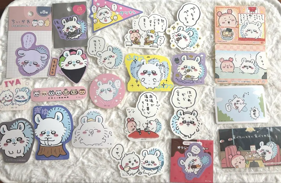 Thumbnail of Chikawa Momonga Stickers/Seals Set of 23