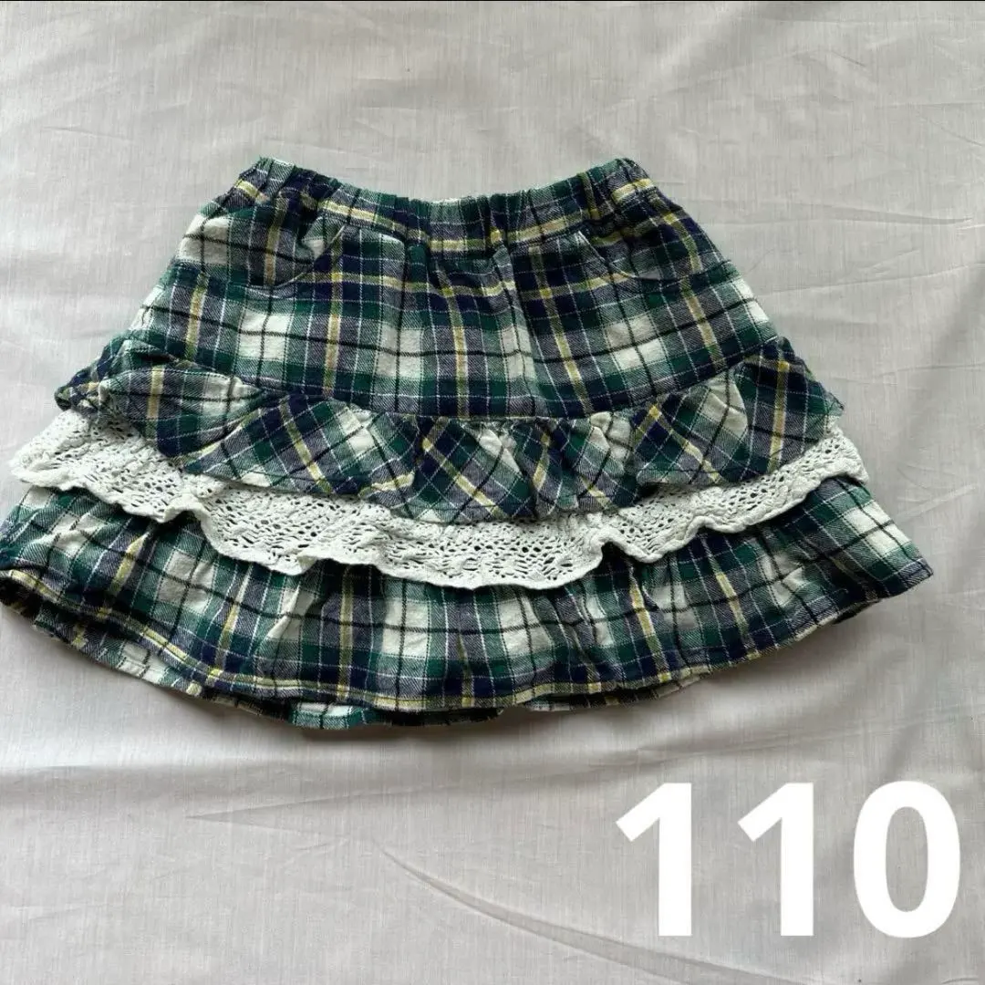 Thumbnail of branshes Checkered Culotte Skirt 110