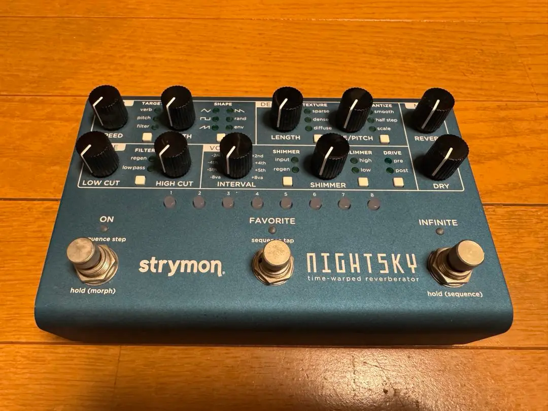 Strymon nightsky 最安値★美品 Strymon Limited Edition Midnight NightSky Reverberator Pedal
