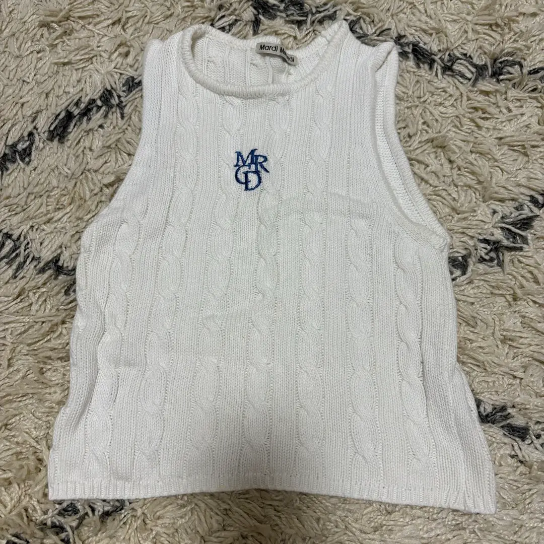 新品未使用 Mardi Mercredi ニット クロップドベスト マルディ ニットベスト Mardi Mercredi(マルディメクルディ) - 海外通販の