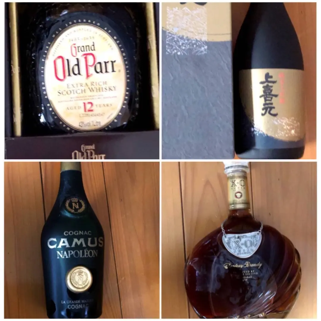 未使用品　【古酒】COGNAC CAMUS NAPOLEON DELUXE 金箱 COGNAC CAMUS NAPOLEON DELUXE 金箱付き 未開封の通販 by ABGD's
