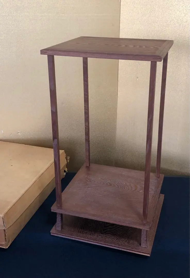 桑小卓 小卓& 三木町棚 茶道具 木製 組み立て式 紙箱 棚