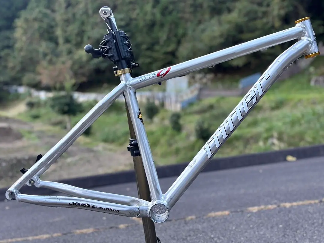 ZION MTBフレーム 26\" クロモリ エキセントリックBB シングル BLOG シングルスピードOK ギアードOK エキセントリックBB採用