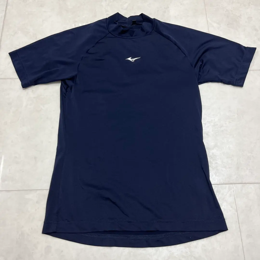 Thumbnail of Mizuno Navy Short Sleeve Undershirt 160