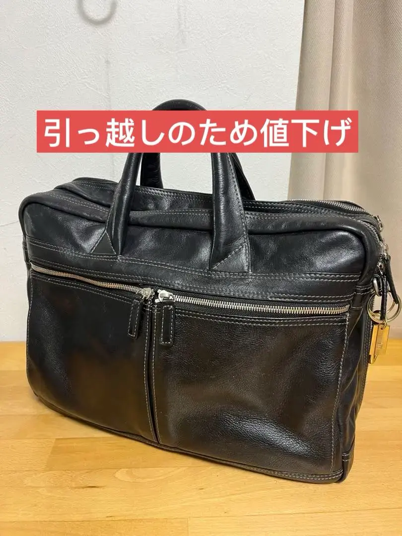 本革レザー ビジネスバッグ新品未使用海老名鞄ブリーフケース黒革 2025年最新】海老名鞄の人気アイテム - メルカリ