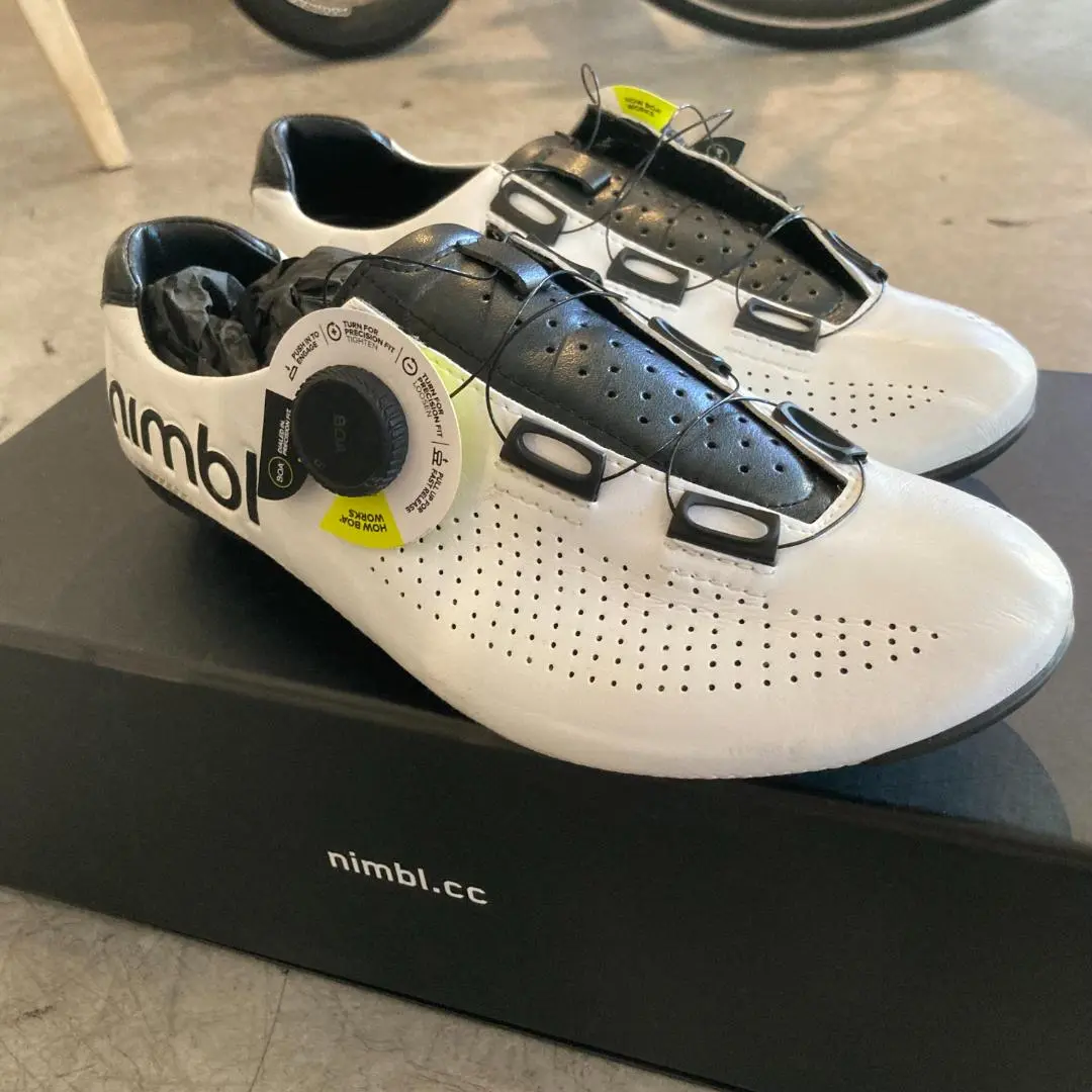 nimbl ニンバルホワイト サイクリングシューズ