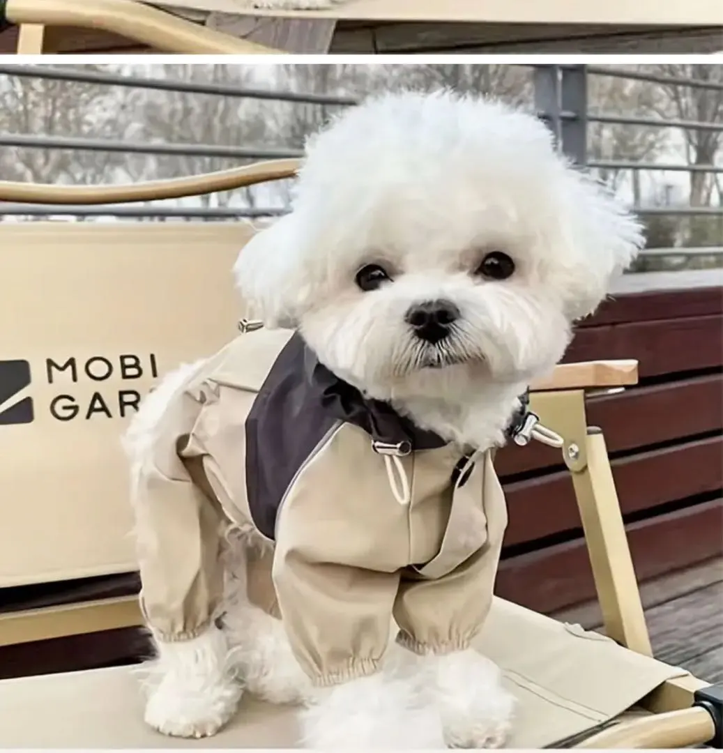 防水寵物雨衣帶帽 XL 的縮圖