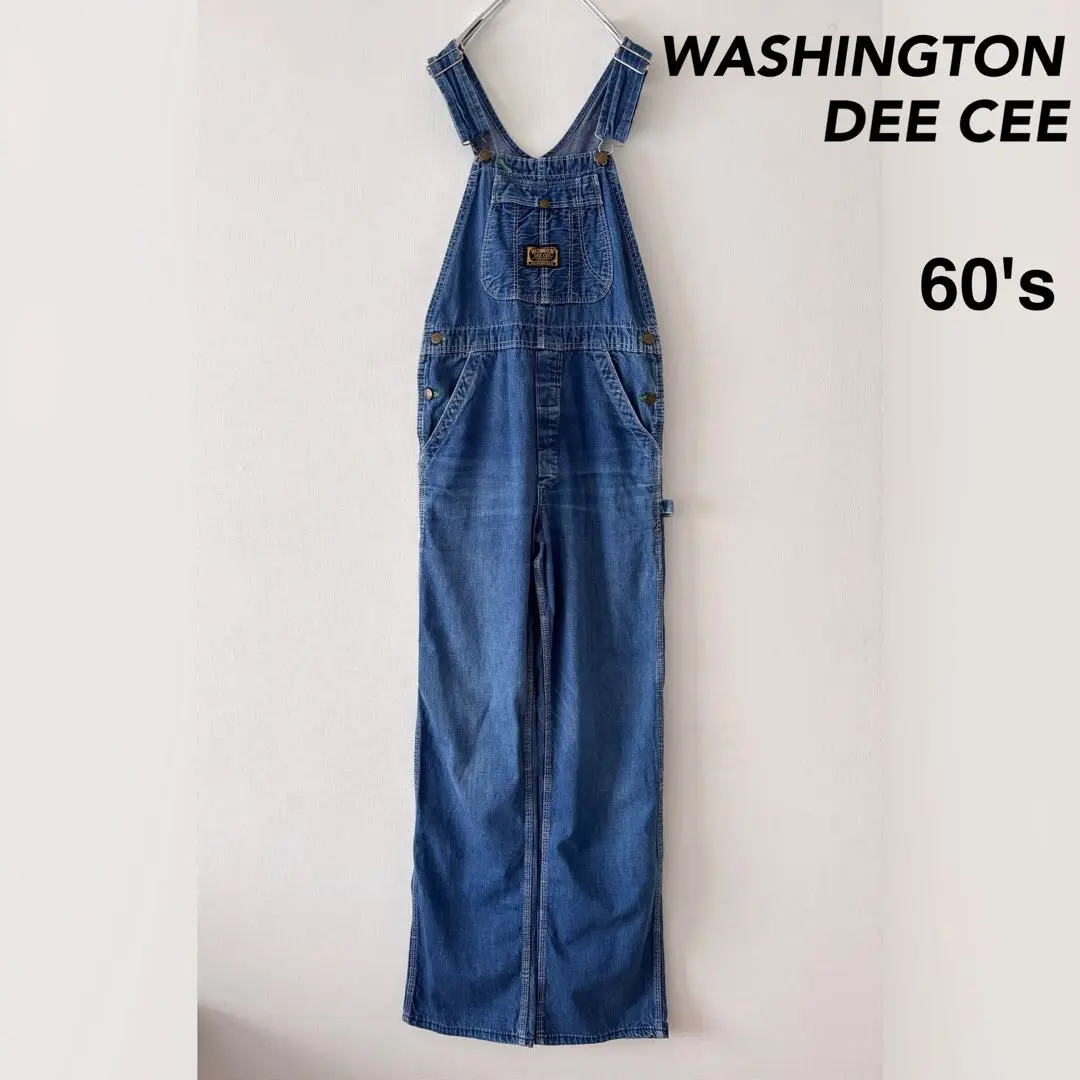 70s USA製　WASHINGTON DEE CEEデニム オーバーオール WASHINGTON DEE CEE オーバーオール | CUSTOM FEVER