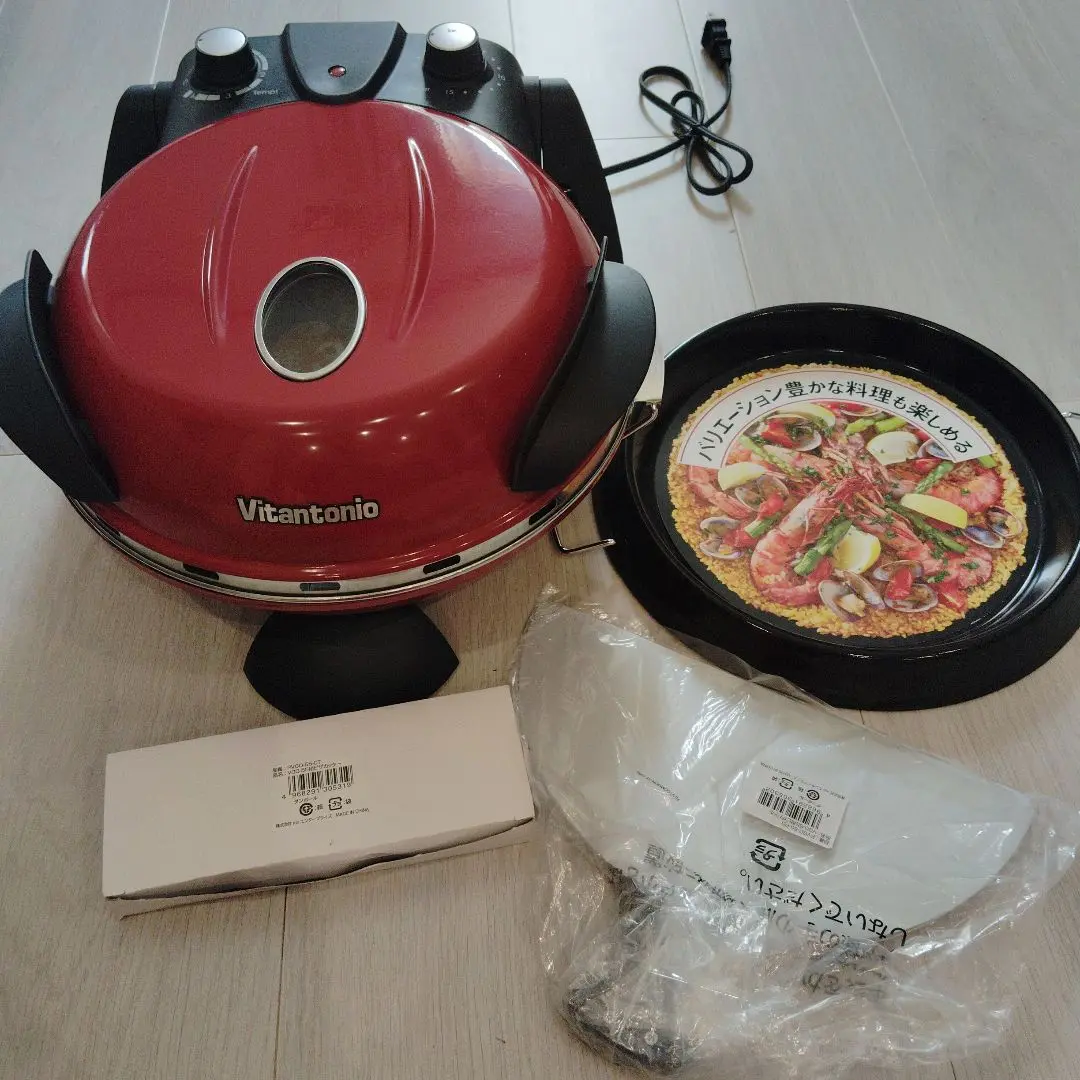 ビタントニオのグルメオーブンでピザを焼いてみた(ケーキも