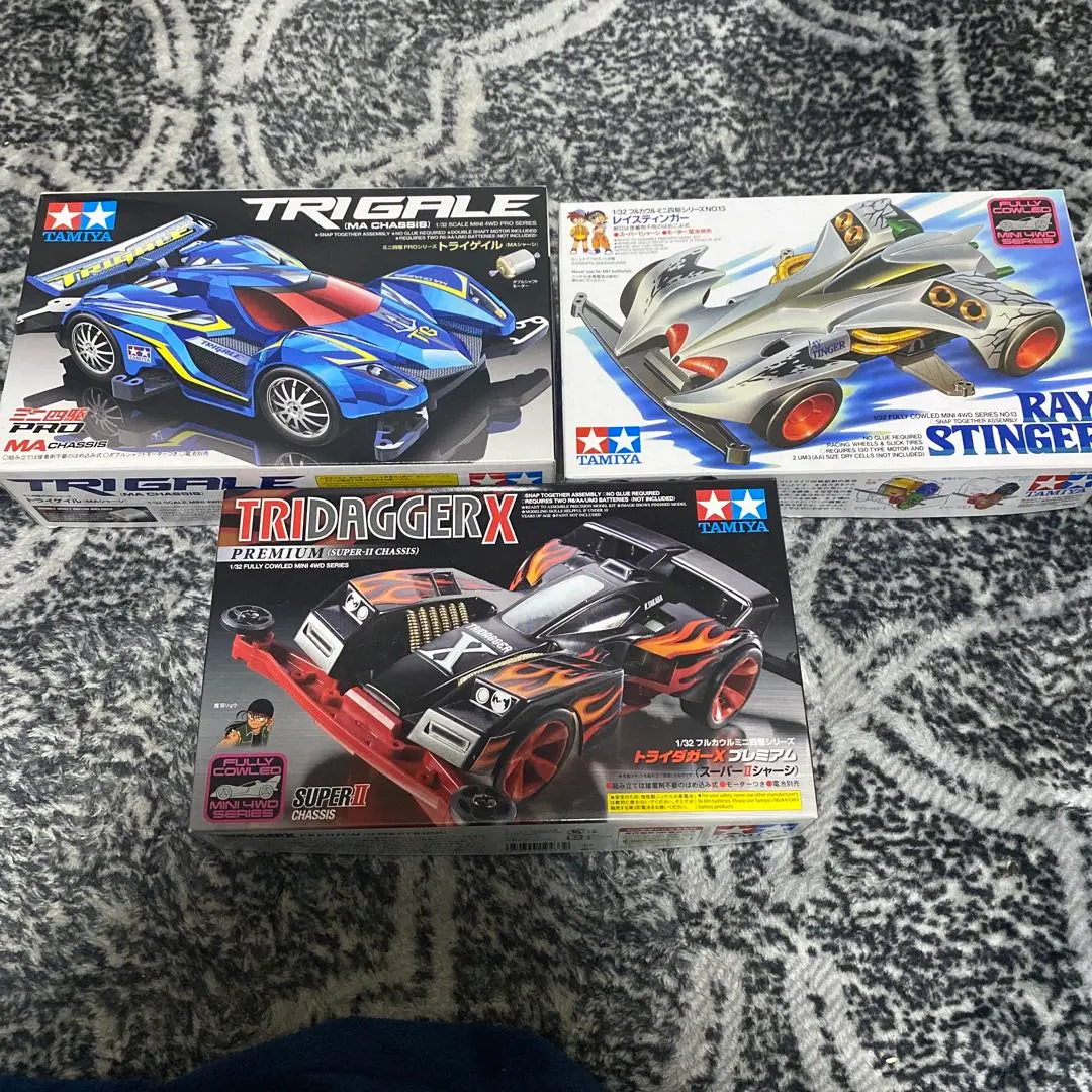 田宮模型 ミニ四駆 トライダガーX プレミアムスーパーIIシャーシ トライダガー X プレミアム (スーパーIIシャーシ) (ミニ四駆