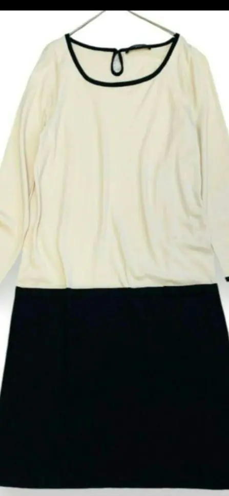 Thumbnail of Weekend Max Mara Elegant Dress Ivory Black L Size