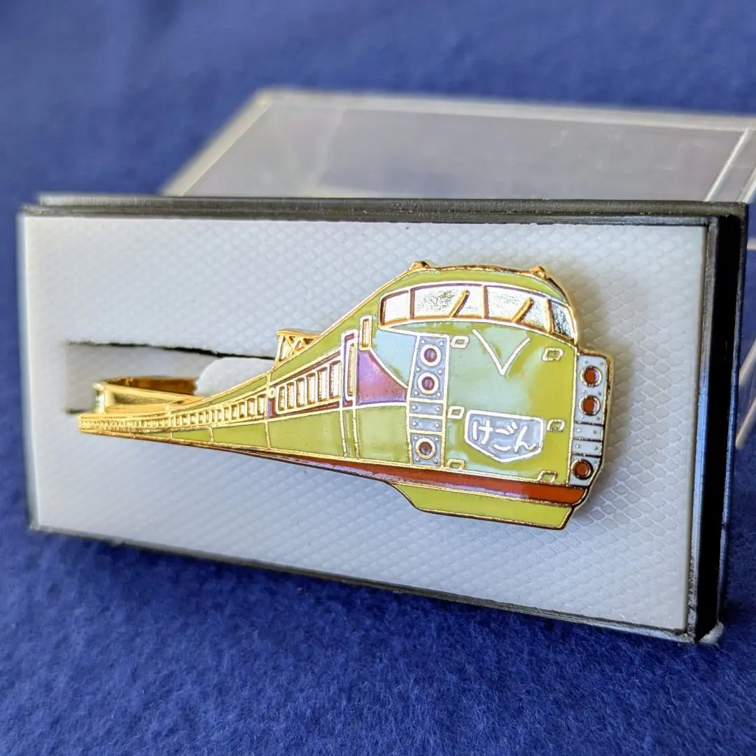 東武鉄道 日光線歴代特急車両ネクタイピン おまけ付き④ラスト出品 日光線歴代特急車両ネクタイピン