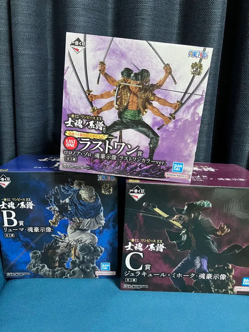 一番くじ ワンピース ラストワン レイリー&D賞ミホーク&F賞
