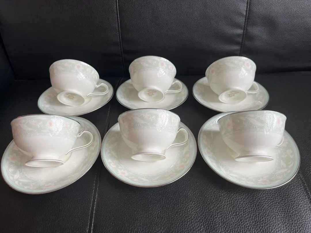 Thumbnail of Noritake FAIRMONT Teacups and Saucers, 6 pieces, Unused