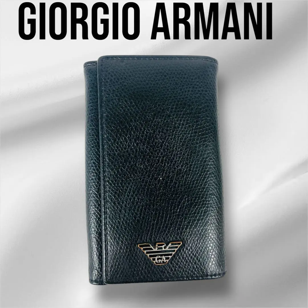 Giorgio Armani ブラックキーケース 2025年最新】Giorgio Armani メンズ キーケースの人気アイテム