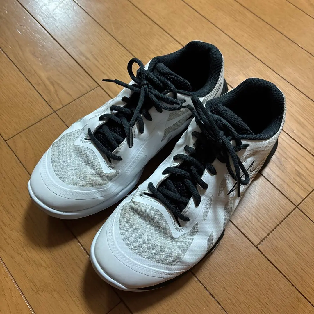 WAVE FANG 2 羽毛球鞋 白色/黑色 26.5cm 的縮圖