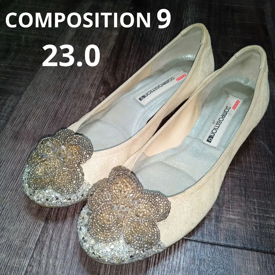 ほぼ未使用◾️コンポジション9 【23.0】走れるパンプス コンポジションナイン composition9 スタイリッシュコンフォート