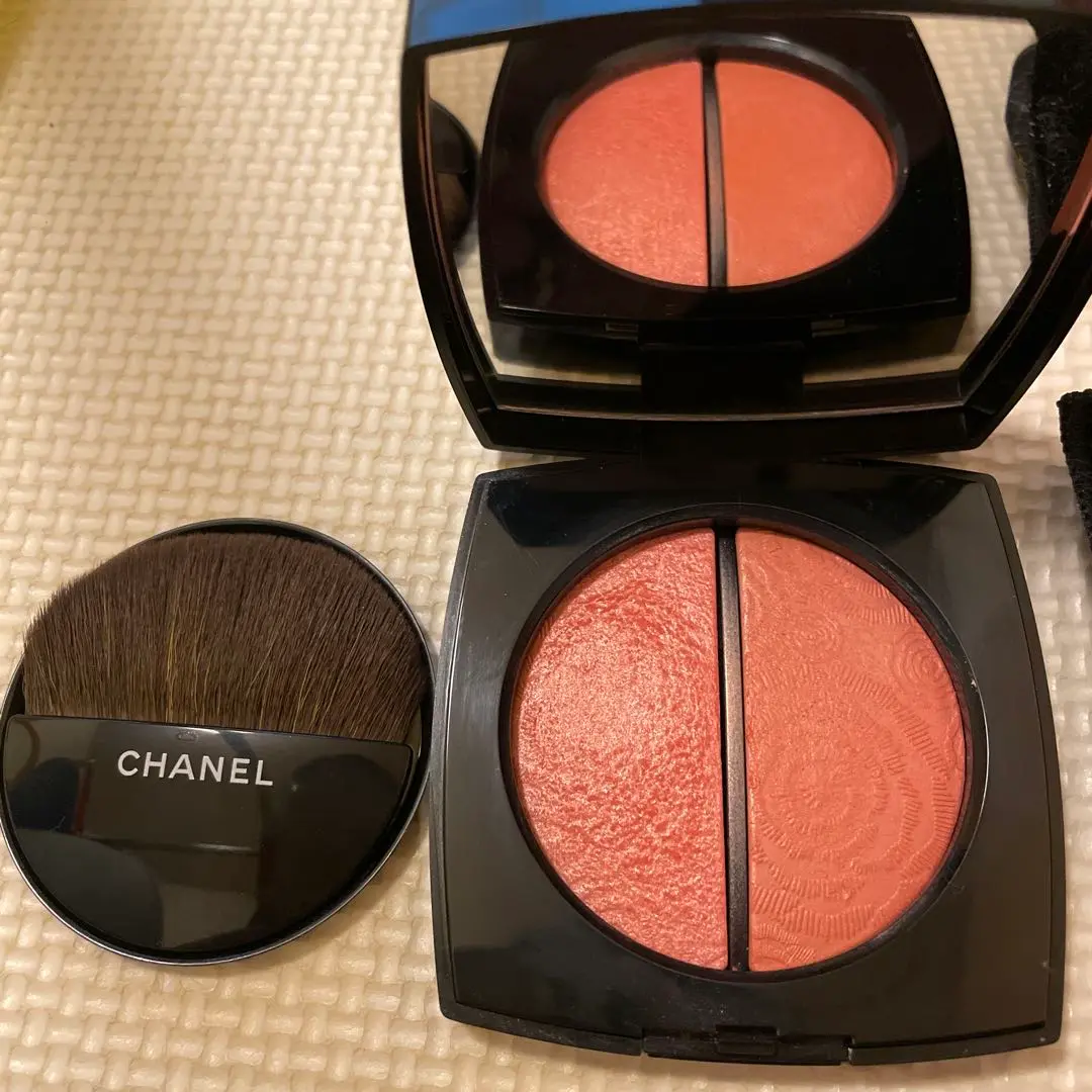 新品未使用！CHANEL シャネル チーク5501 フルールドゥプランタン 試してみた】フルール ドゥ プランタン CHANELの人気色