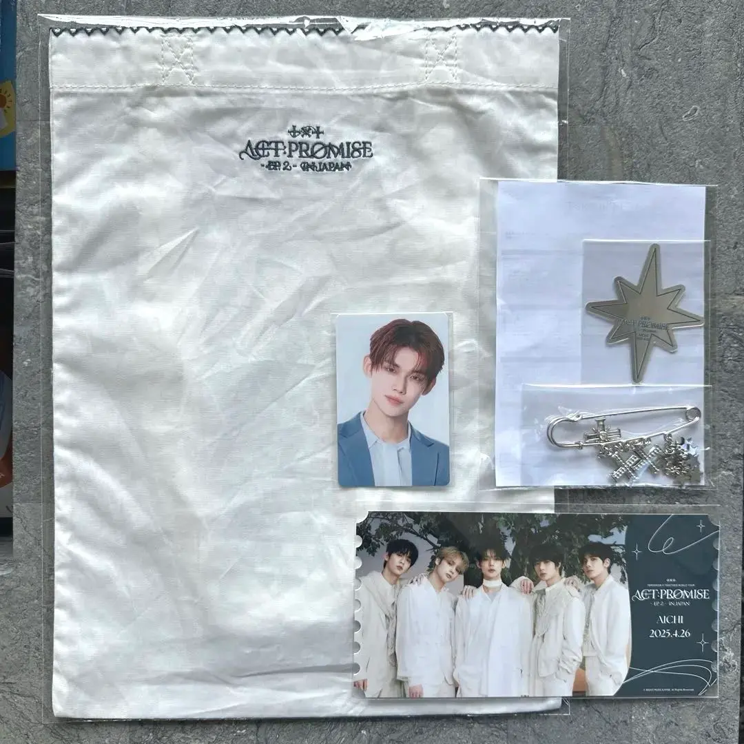 TXT ヨーロッパVIP特典　ワルツ　クリアトートバッグ　ACT:PROMISE TXT ACT : PROMISE Official TOTE BAG White JAPAN Limited New