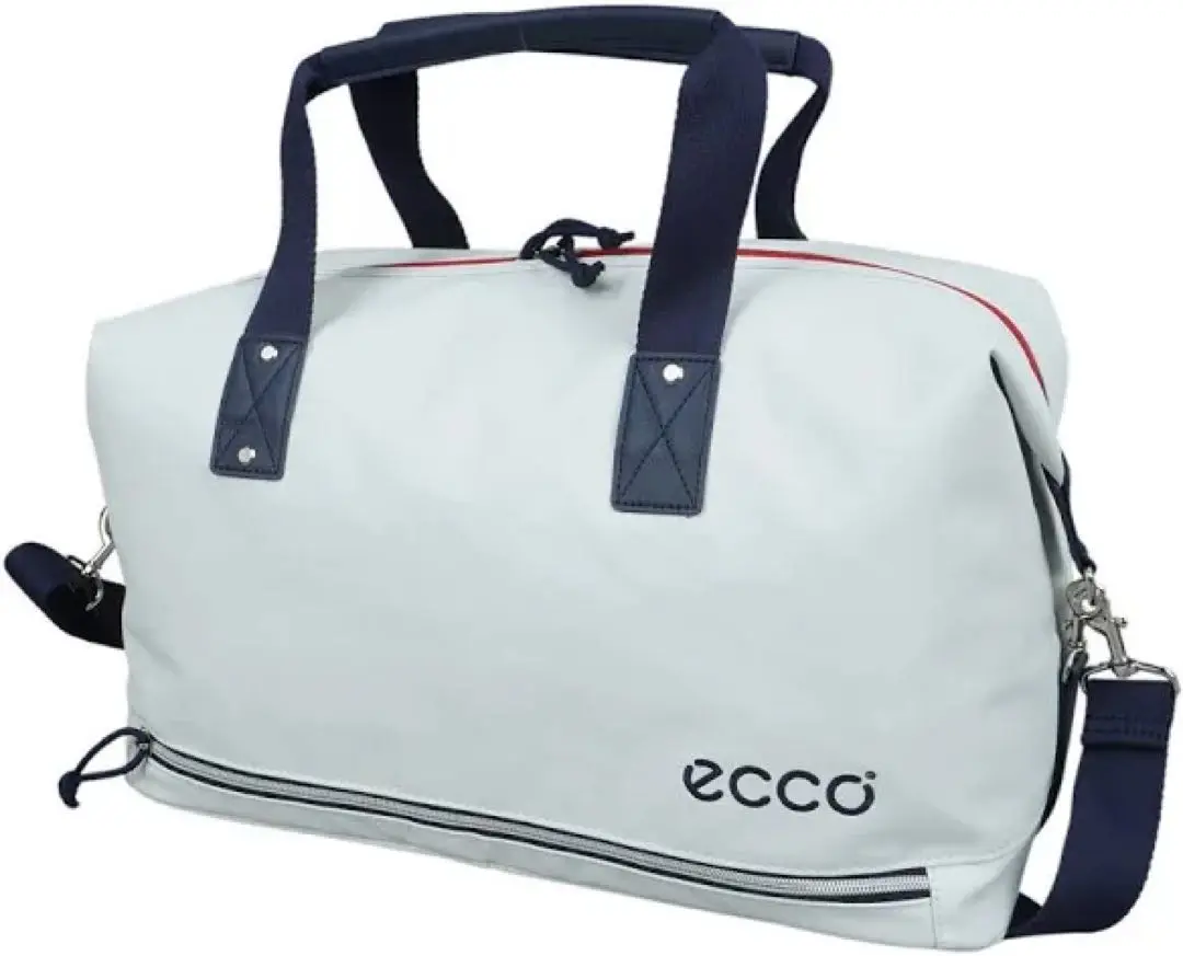 ecco キャディバッグ ホワイト/ネイビー/レッド ※希少レア物※ 送料込み】廃盤希少品 ecco キャディバッグ ホワイト/ネイビー