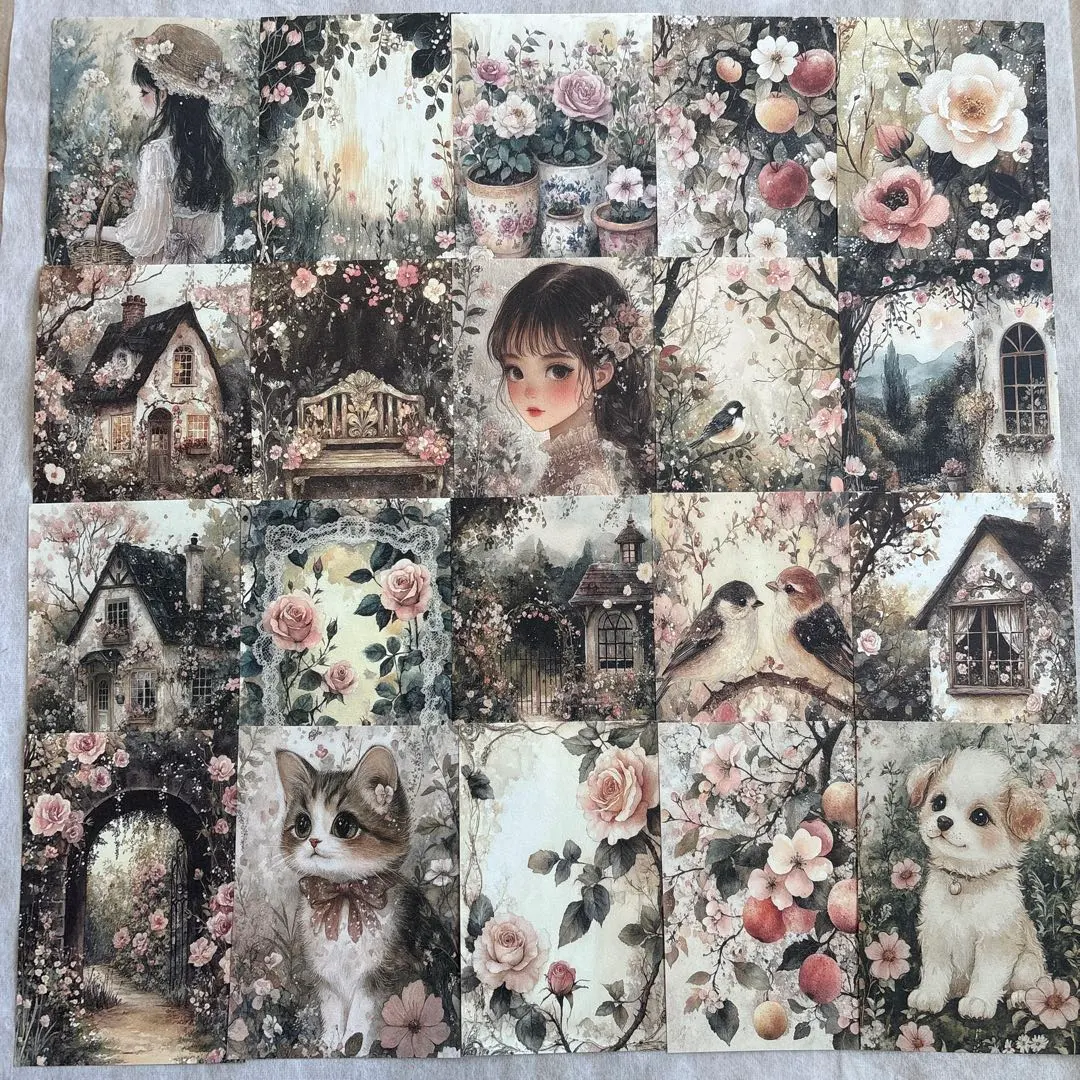 Thumbnail of Collage Gardening Paper Set Bundle Materials Diary Paper Goods Sharing