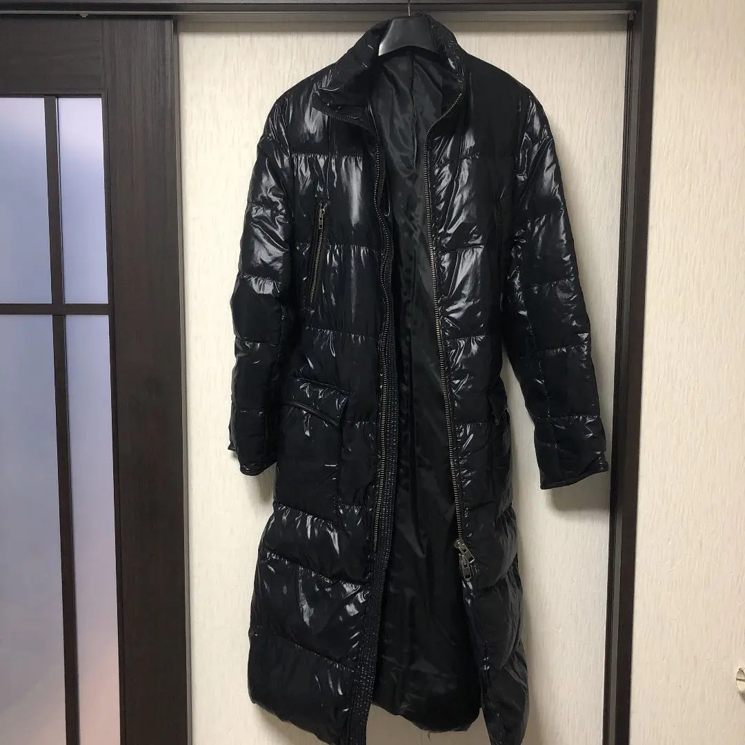 コムサコレクション　ケンジイトウ　ダブルブレストシャギーコート　チャコールグレー コムサコレクション ケンジイトウ ダブルブレストシャギーコート