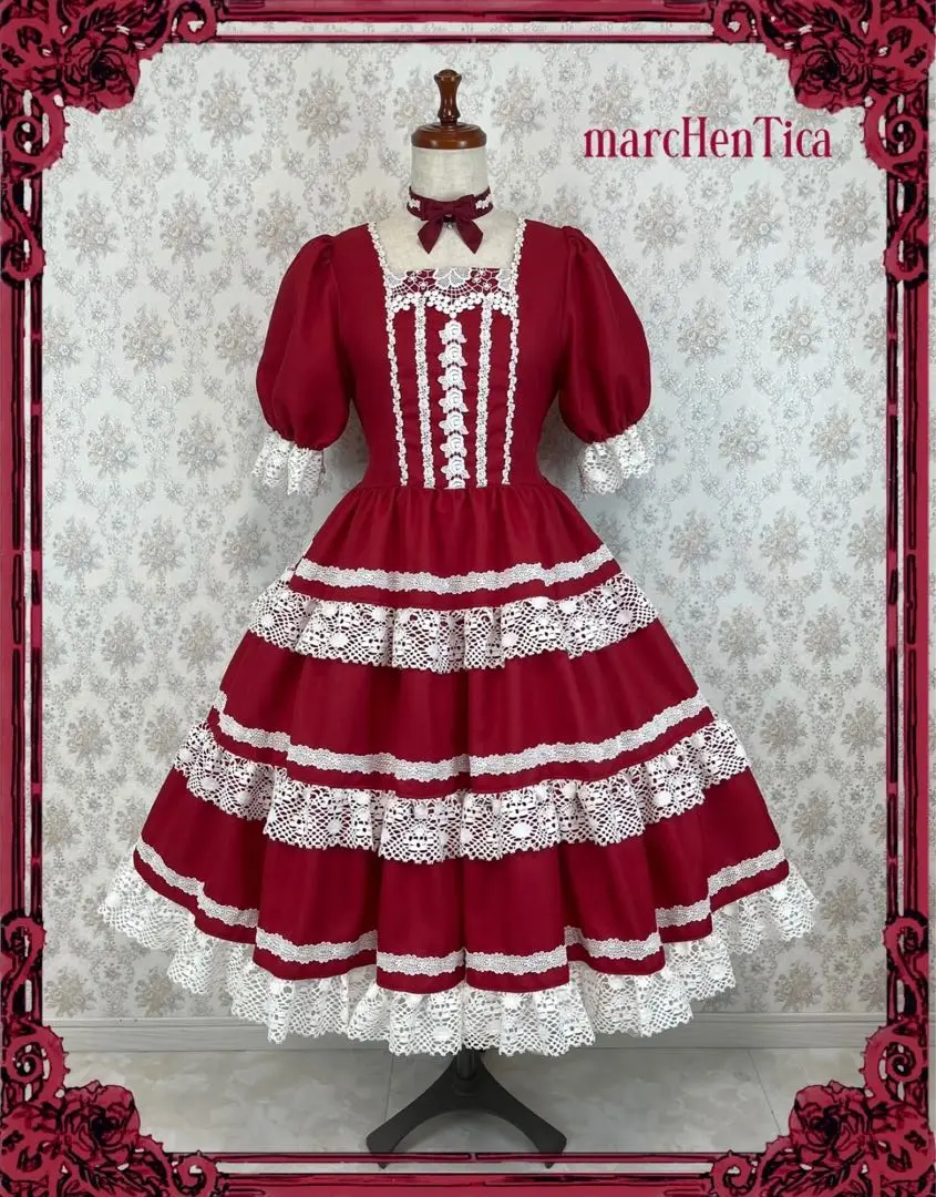 カーラワンピース marcHenTica hirokotokumine（marcHenTica