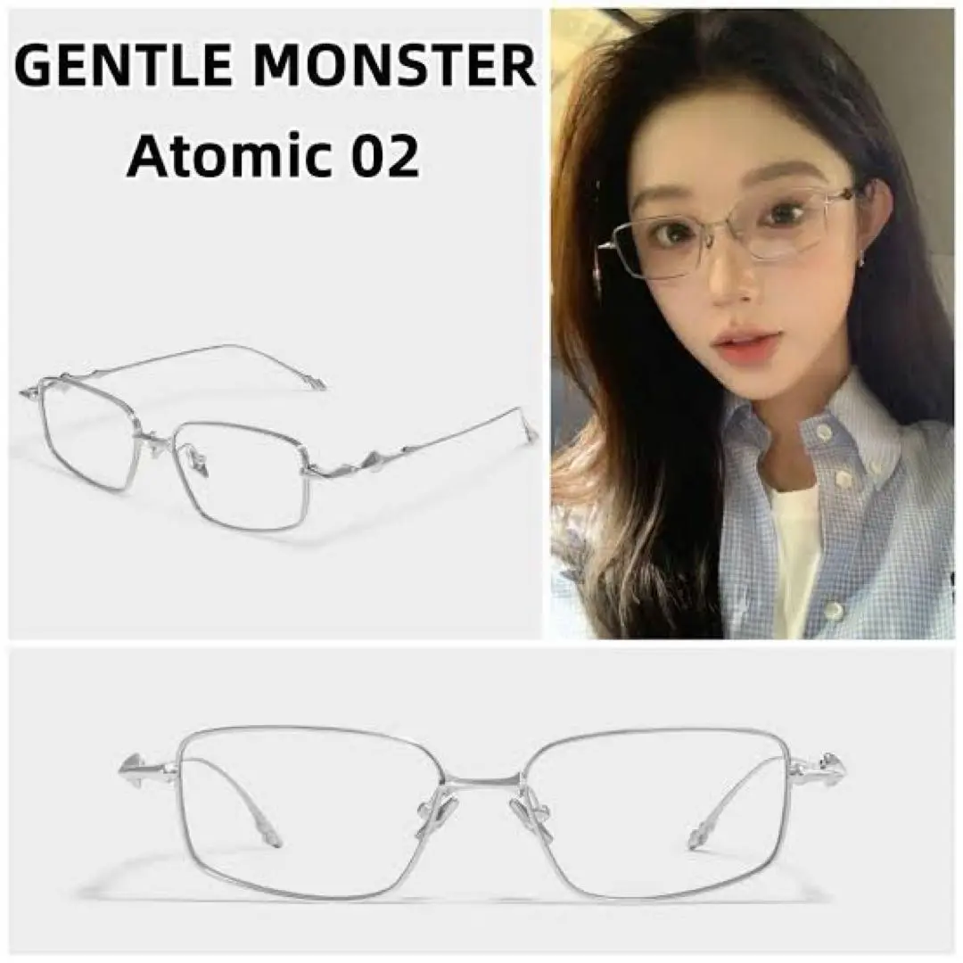GENTLE MONSTER ATOMIC-02(B)(ほぼ未使用) Gentle Monster Atomic 02 Silver_SDFZSB9SO5A6 / FEDEX 100