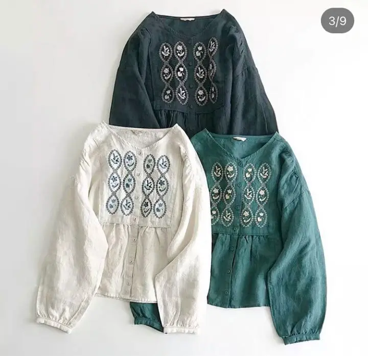 新品 SM2☆ブラック／マカベアリスコラボ刺繍ブラウス - メルカリ